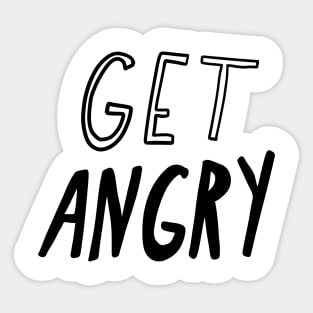 Get Angry Sticker